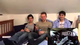 Three Brits watch NASCAR