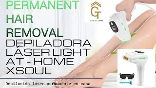 🌹 Depiladora laser Light IPL 500.000 flash At-Home de XSoul para damas 🔝 DEPILADO permanente en casa