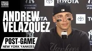 Andrew Velazquez Reacts to Hitting First Big League Homer & His New York Family Crying in Stands