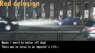 Chaos Head Game - Taku tries commit suiside