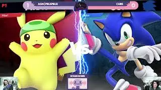 AGN | PikaPika! (Pikachu) vs Clibs (Sonic) | Round Robin | AGN ROC City Run Back 36