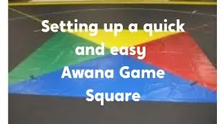 How to make a quick and easy Awana Game Square