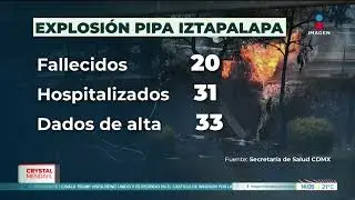 Fallece chofer de la pipa de gas que explot&oacute; en Iztapalapa, CDMX | Crystal Mendivil