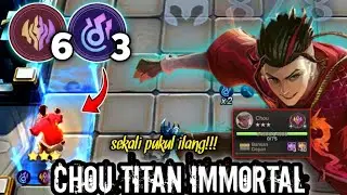CHOU TITAN IMMORTAL FULL STAK | LING SKILL 2 | COMBO OP MAGIC CHESS TERBARU 2025
