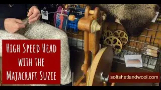 High speed head with the Majacraft Suzie Spinning Wheel
