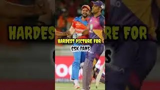 Hardest picture for CSK fans 😔 #shorts #ipl