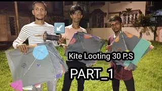 kite Flying Looting video on Road & on Ground Bro kolkata in kite Looters 🪁