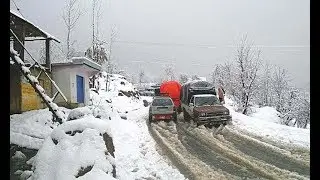 Snowfall in Kan Mehtarzai balochistan