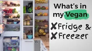 VEGAN FRIDGE & FREEZER TOUR