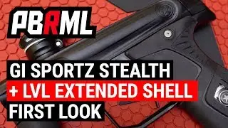 GI Sportz LVL Extended Shell & Stealth Paintball Gun First Look