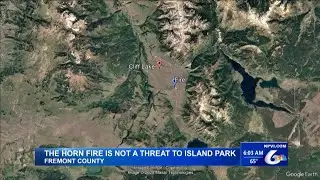 The Horn Fire is Still Blazing, Officials Say It's Not a Threat for Fremont County