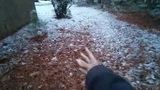 First snow of 2026 (locally), part 3. Where the snow melted and stuck. January 18th, 2026