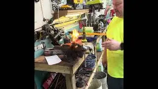 Engine Building Clean Bolts with Heat