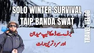 SOLO WINTER SURVIVAL TAIP BANDA. #solo #wintersurvival #taipbanda #travel #mountains 