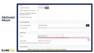 Panduan Aktivasi Akun Coretax DJP OFFICIAL TUTORIAL CORETAX