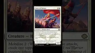 Voice of Victory - Opponents can't cast spells during your turn - Tarkir Dragonstorm MTG