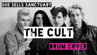 How to play She Sells Sanctuary by The Cult Drum Cover
