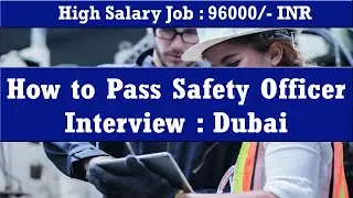 Safety Officer Interview Training Course | Industrial Safety Course for Dubai Jobs | Safety Course