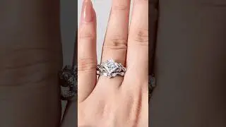 When love meet eternity in a ring set&hellip;✨🥰#uniqueengagementring #natureinspired #promisering
