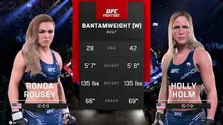 UFC League S2 Playoffs: Rousey vs. Holm