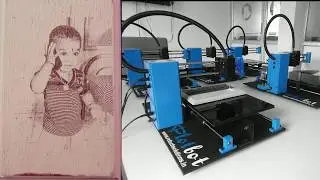 Plotbot: The Laser Engraver || Grayscale wood engraving