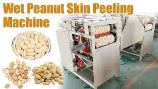 Wet Peanut Skin Peeling Machine | Efficient Wet Type Peanut Peeler for Nuts & Beans