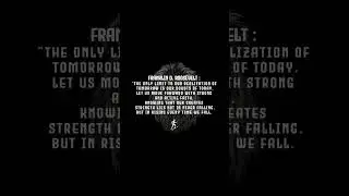 11🔥 #borntorise #OvercomeDoubt #RiseAgain #FDRQuotes #DeepMotivation #MindsetShift