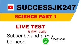 science revision part 1   questionfor jkssb class iv bsf jkp cisf ARMY