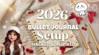 Ultimate 2026 Bullet Journal Setup 💗 | Student Life + Content Creator Planner🌸 | plan  with me |