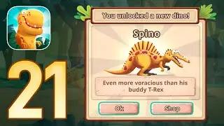 Dino Bash: Gameplay Walkthrough Part 21 - Level 117 - 118 Completed! (iOS, Android)