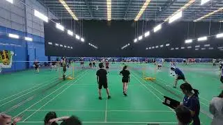 Chibi Titans vs DTBA Bananas (XD4) - Badminton Veterans 2024 (Heidelberg)