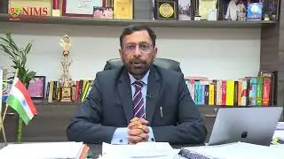 NIMS Chairman Prof-Dr Balvir S Tomar message to our students.