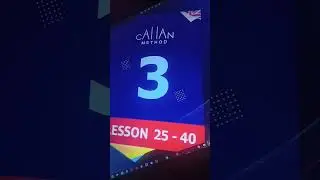 English Callan Method - Stage 3 has arrived!