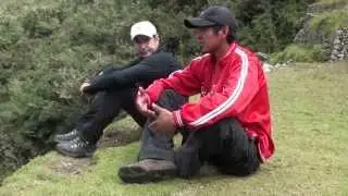 Inca talk on the Inca trail: terraces and archaeology