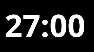 27 DAKİKA ALARM - ZAMANLAYICI / SET TIMER FOR 27 MINUTE