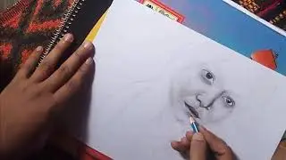 REALISTIC SKETCH OF GIRL  // pencil sketch // INTHEART