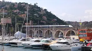 『鉄フォト』フランス・マルセイユ近郊からニースまで地中海沿岸を行く