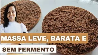 MASSA GÉNOISE DE CHOCOLATE: Fofa, Leve e SEM FERMENTO!
