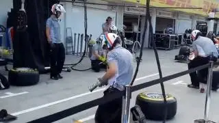 Manor Racing Pit Stop Practice - 2016 Hungarian GP