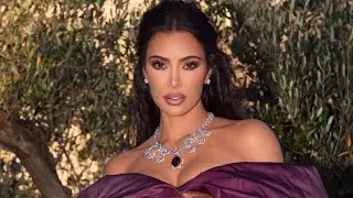 Kim Kardashian turned heads with a glamorous ensemble at the Dolce & Gabbana show