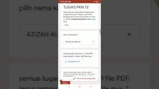 cara UPLOAD FILE PDF di google formulir