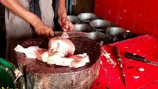 new style chicken cutting | most fastest chicken cutting skills in road side | ar fishing |