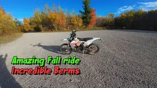Kalkaska ORV trail North section, Incredible Fall colors!!