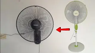 Menukar Jala Kipas Angin Dinding dan Kipas Angin Berdiri Panasonic