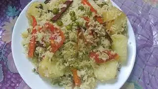 Aloo Matar Pulao Recipe ❤@Salma.Khan786 #ramzan #aloomatarpulaorecipe #recipe