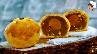 上海月饼食谱 | How To Make Shanghai Mooncake Recipe | 不需模具，做法简单新手小白也能一次成功 #92
