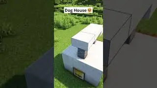 Minecraft House For My Dog🥺 #shorts