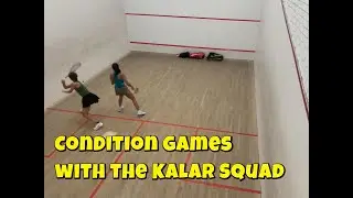 Squash - Condition games with the Kalar Squad and where precision meets power