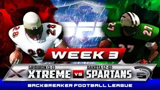 SUPERSTAR RB Vs BLITZ THE LEAGUE 2 CAPTAIN &raquo; Backbreaker Football League (Week 3) Game Highlights
