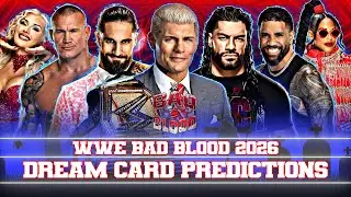 WWE Bad Blood 2026 Dream Card Predictions